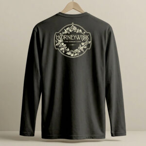 Cream Print Long Sleeve T Shirt - Image 3