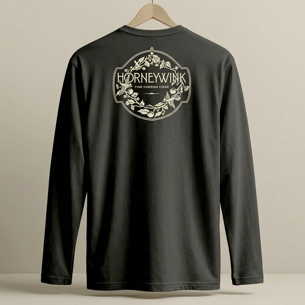 Cream Print Long Sleeve T Shirt - Image 3