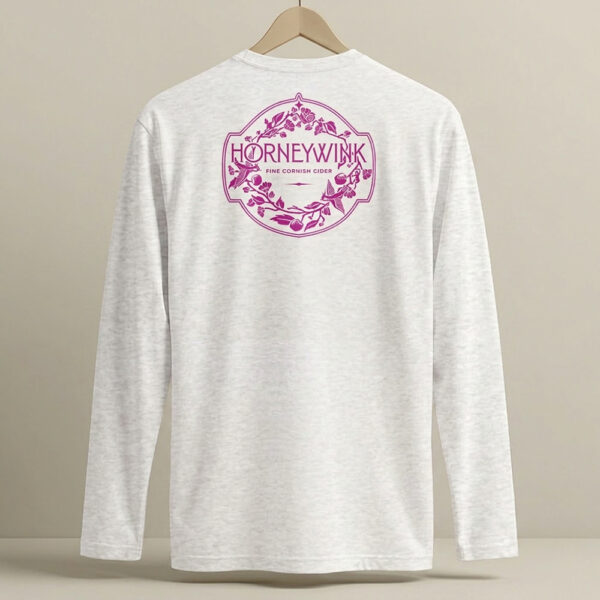 Pink Print Long Sleeve T Shirt