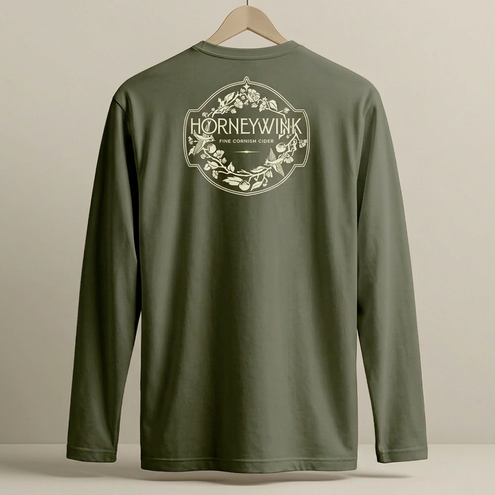 Cream Print Long Sleeve T Shirt