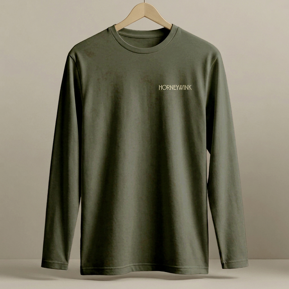 Cream Print Long Sleeve T Shirt - Image 2