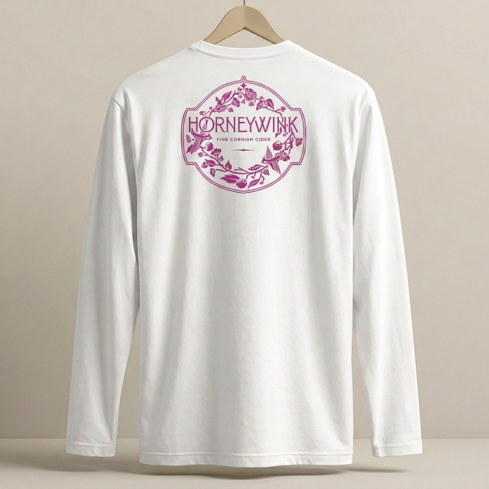 Pink Print Long Sleeve T Shirt